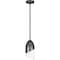 Quoizel Haynes Mini Pendant 1 Light Black Chrome PCHAY1505BCH - alternate 2